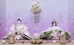 藤匠 雛人形「花てまり -桃花色-」