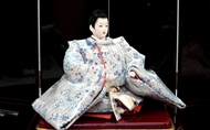 京十番親王 金襴地に刺繍入オーガンジー