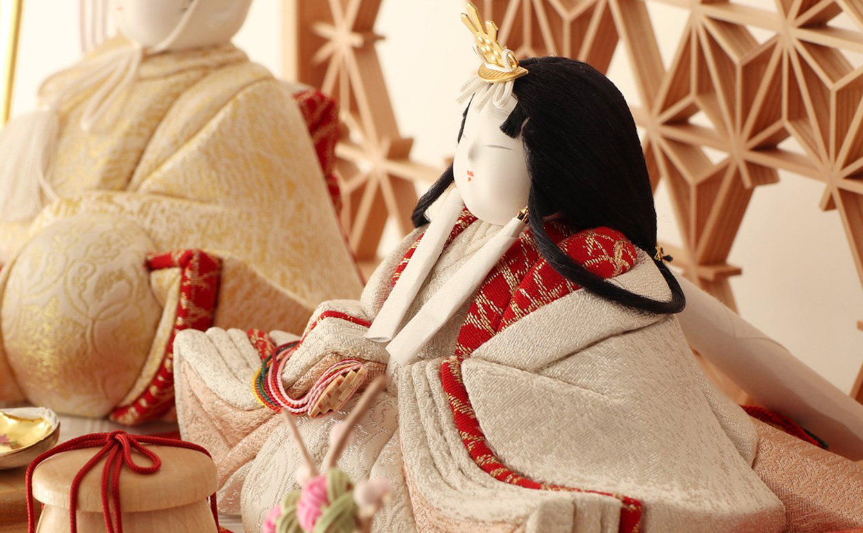 鈴木賢一 以和喜 特製龍村裂 菊もみ 白金/白銀「麻葉に菊耀」